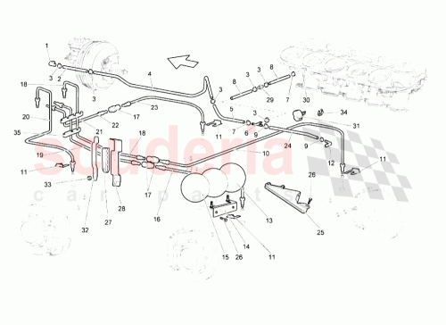 Part Diagram for Lamborghini 400121097A