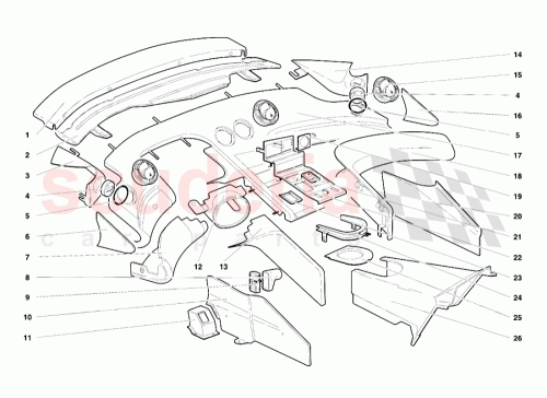 Part Diagram for Lamborghini 009414019