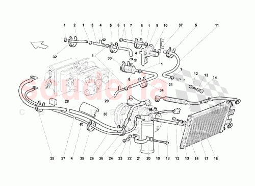 Part Diagram for Lamborghini N91123701