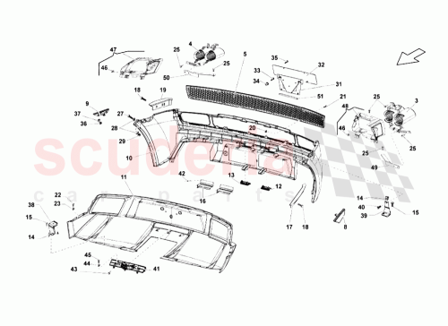 Part Diagram for Lamborghini N10433701