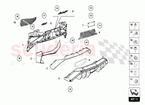 Part Diagram for Lamborghini 470807834D