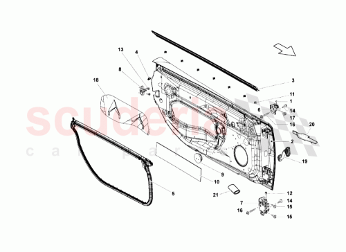 Part Diagram for Lamborghini 420837805