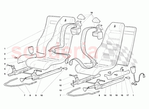 Part Diagram for Lamborghini 008220503