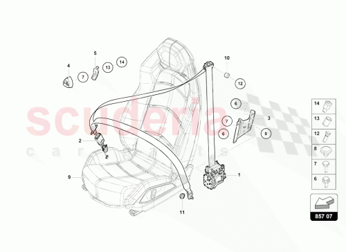 Part Diagram for Lamborghini 471857706BR88