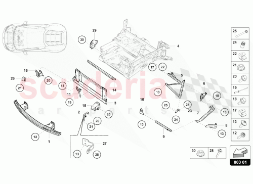 Part Diagram for Lamborghini 4T0806591B
