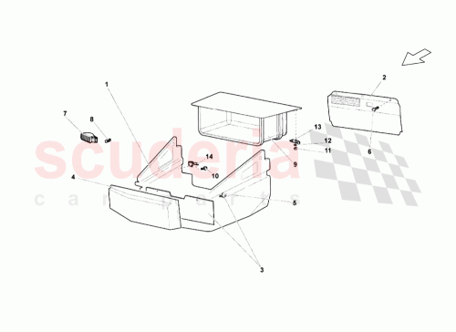 Part Diagram for Lamborghini 429863469