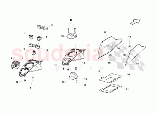 Part Diagram for Lamborghini 407863347C