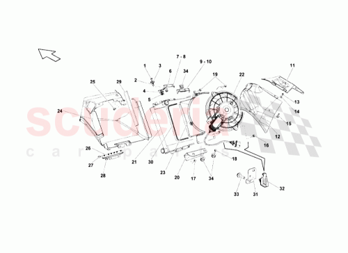 Part Diagram for Lamborghini 400121253D