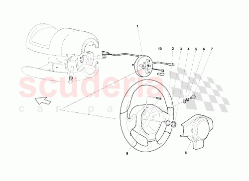 Part Diagram for Lamborghini 410971589A