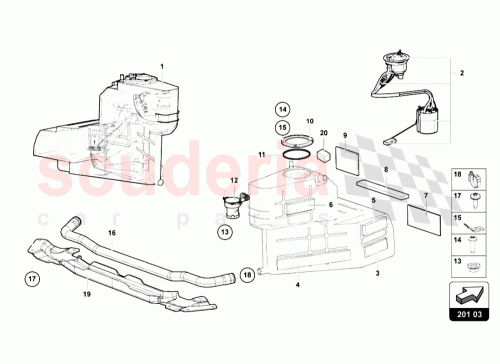 Part Diagram for Lamborghini 470906091C