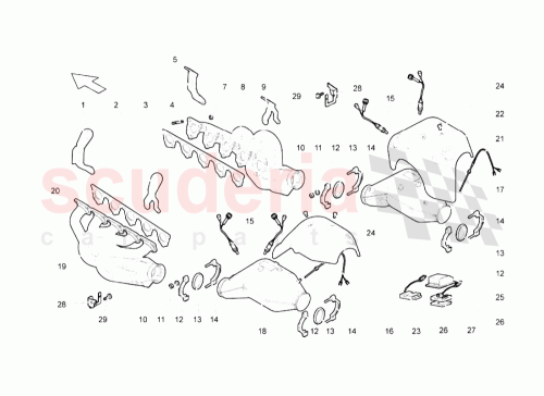 Part Diagram for Lamborghini 07L253033A
