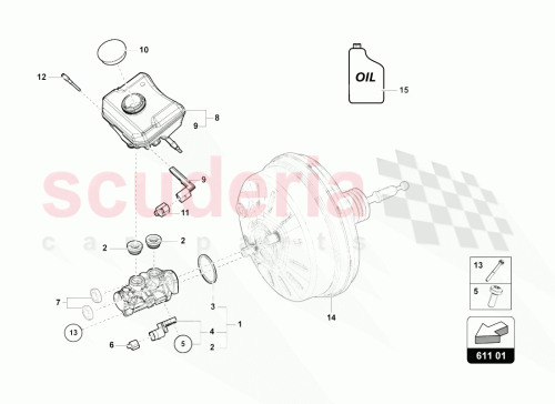 Part Diagram for Lamborghini WHT007916