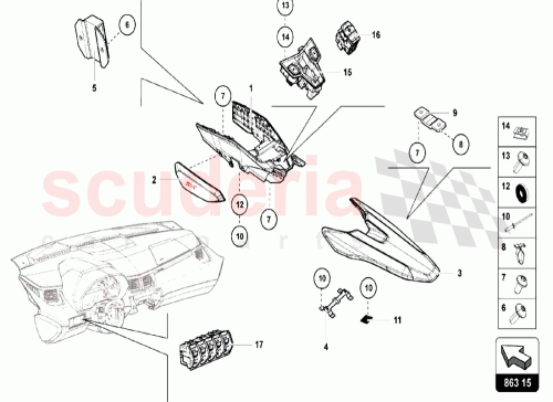 Part Diagram for Lamborghini WHT006115