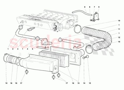 Part Diagram for Lamborghini 002028003