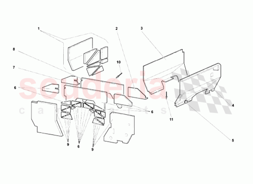 Part Diagram for Lamborghini 400825837
