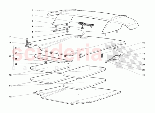 Part Diagram for Lamborghini 009929102