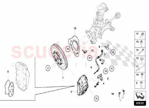 Part Diagram for Lamborghini 0R1400210