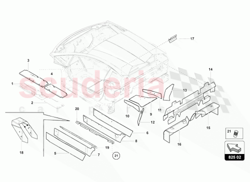 Part Diagram for Lamborghini 470863866A