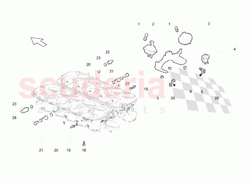 Part Diagram for Lamborghini N131991