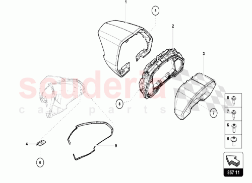 Part Diagram for Lamborghini 471858277D