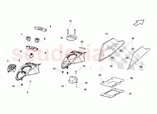 Part Diagram for Lamborghini 400863343C