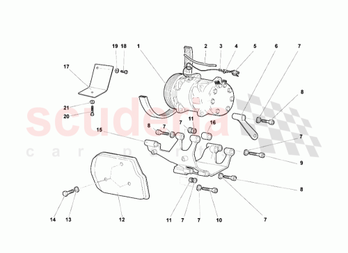 Part Diagram for Lamborghini 008701026
