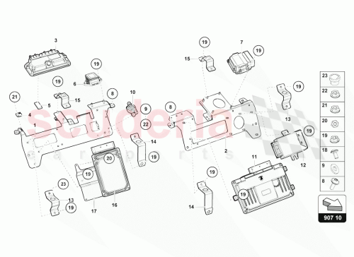 Part Diagram for Lamborghini 470959433J