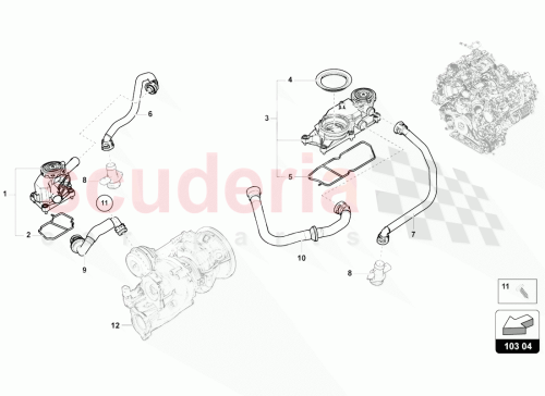 Part Diagram for Lamborghini 0P2103211B