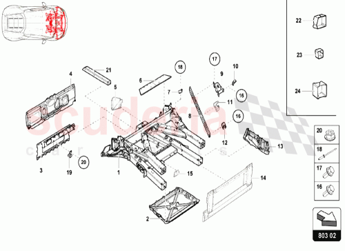 Part Diagram for Lamborghini N90692402