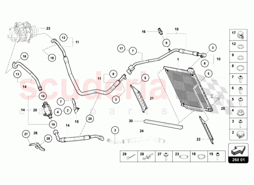 Part Diagram for Lamborghini 7H0820896