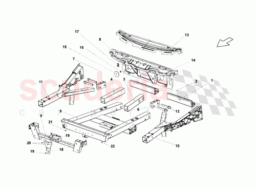 Part Diagram for Lamborghini 400806218B
