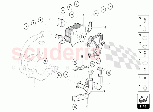 Part Diagram for Lamborghini 07M121585