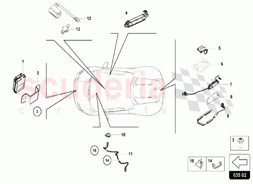 Part Diagram for Lamborghini 400807777