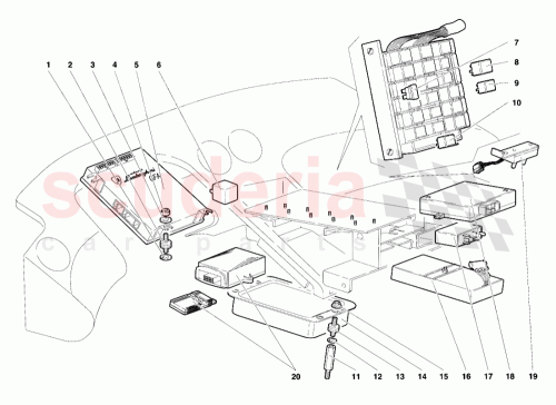 Part Diagram for Lamborghini 005934376