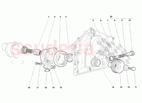 Part Diagram for Lamborghini 008613702