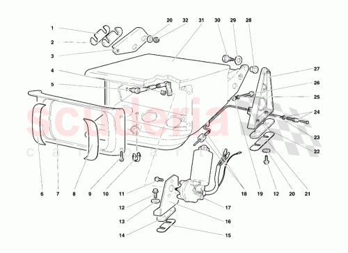 Part Diagram for Lamborghini 009444142