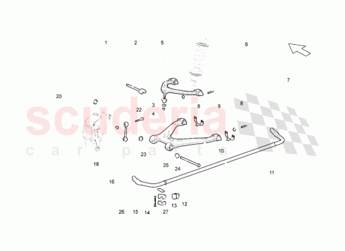 Part Diagram for Lamborghini 400407379C