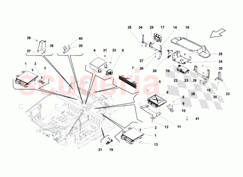 Part Diagram for Lamborghini 400959269