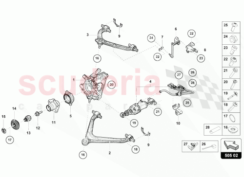 Part Diagram for Lamborghini 4T0941288B