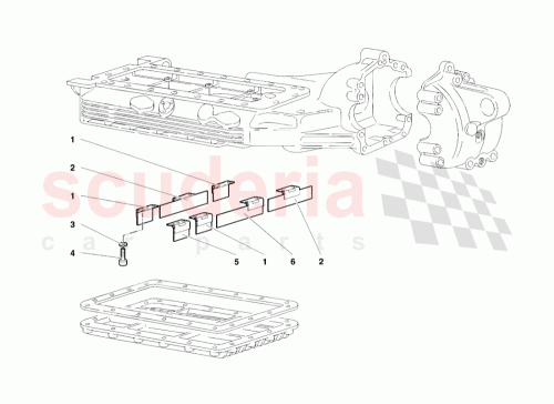 Part Diagram for Lamborghini 001833276