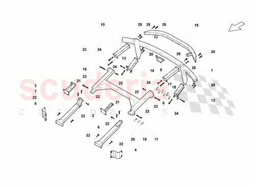 Part Diagram for Lamborghini N0195307