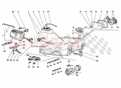 Part Diagram for Lamborghini 0063004504