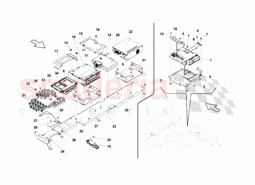 Part Diagram for Lamborghini 8E0907411J