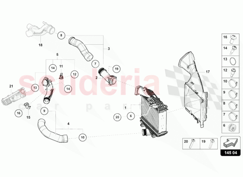 Part Diagram for Lamborghini 4M0145738AE