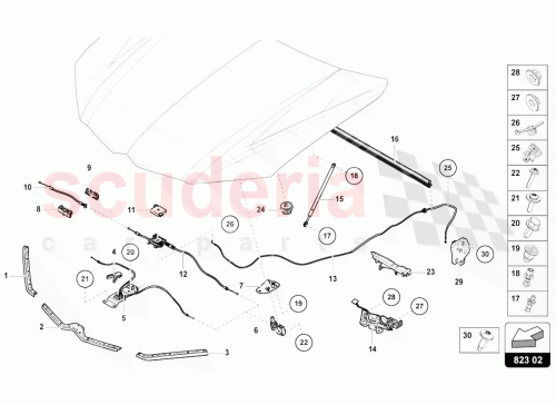 Part Diagram for Lamborghini 4ML823535