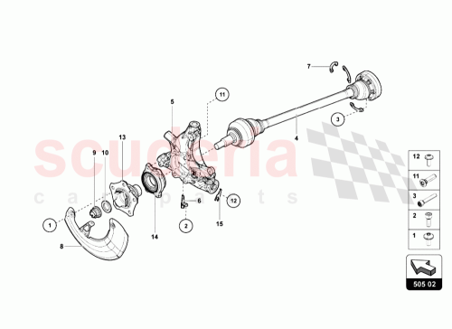 Part Diagram for Lamborghini 470615612C