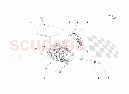Part Diagram for Lamborghini 07L260885C