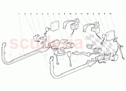 Part Diagram for Lamborghini 006131366
