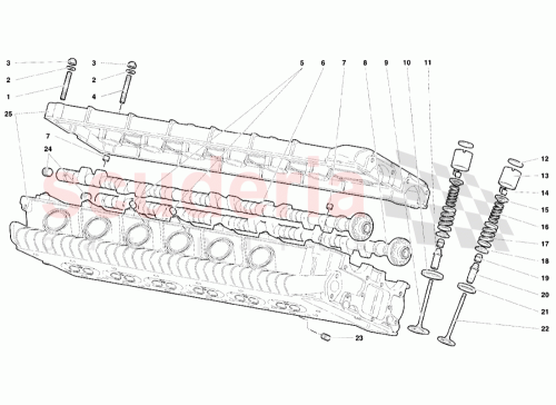 Part Diagram for Lamborghini 001224996