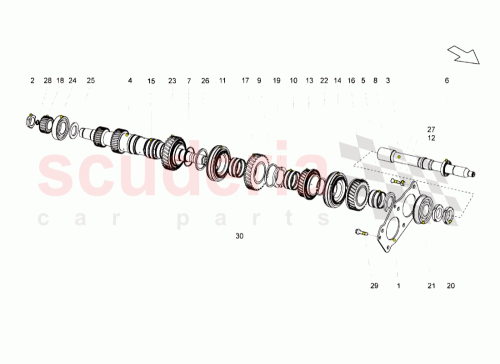 Part Diagram for Lamborghini 086311105